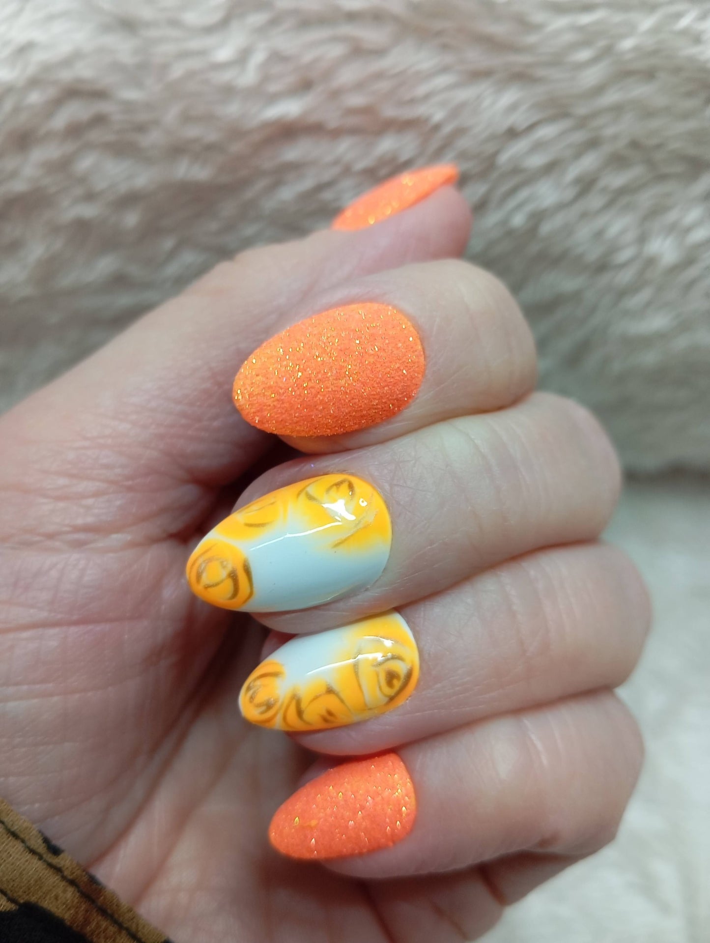 🌹 Velvet Rose - Orange Fluo