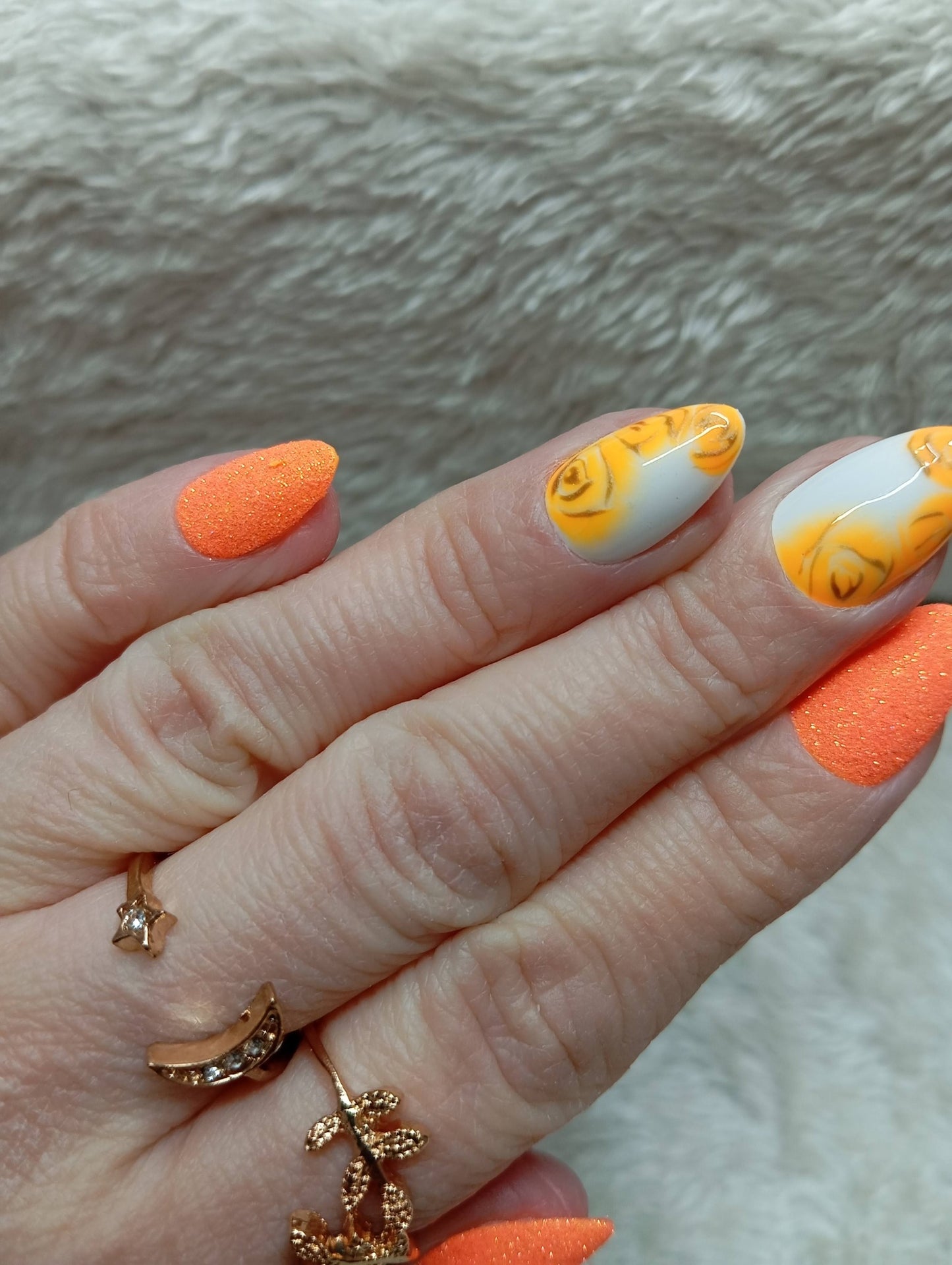 🌹 Velvet Rose - Orange Fluo