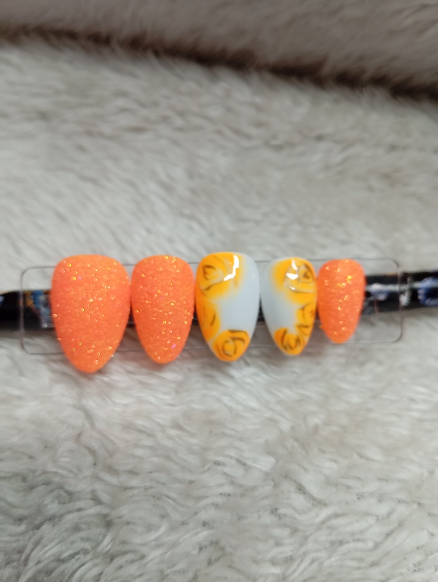🌹 Velvet Rose - Orange Fluo