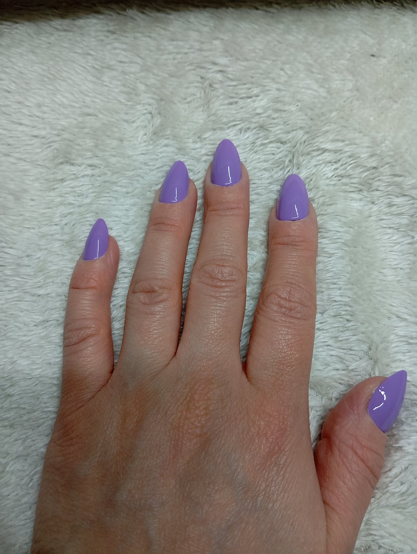 Violet Velours — Kit 30 faux ongles fait main